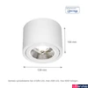 Kép 2/7 - Mennyezeti szpot, fehér, GU10, SPECTRUM LED SLIP005012