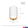 Kép 2/5 - Mennyezeti szpot, fehér, GU10, SPECTRUM LED SLIP005015