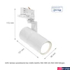 Kép 2/5 - Sínre szerelhető lámpa, fehér, GU10, SPECTRUM LED SLIP003008