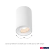 Kép 3/3 - Mennyezeti szpot, fehér, GU10, SPECTRUM LED SLIP004008