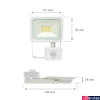 Kép 6/6 - Kültéri Reflektor, mozgásérzékelős, fehér, 4000K melegfehér, beépített LED, 1750/1820 lm, CRI 80, 100°, SPECTRUM LED SLI029042NW_CZUJNIK