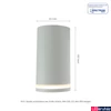 Kép 6/8 - Mennyezeti szpot, fehér, GU10, SPECTRUM LED SLIP005043