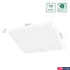 Kép 5/5 - LED panel, fehér, 3000K melegfehér, beépített LED, 4500 lm, CRI >80, 120°, SPECTRUM LED SLI035056WW_PW