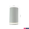 Kép 7/8 - Mennyezeti szpot, fehér, GU10, SPECTRUM LED SLIP005043