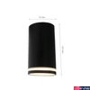 Kép 7/8 - Mennyezeti szpot, fekete, GU10, SPECTRUM LED SLIP005044