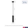 Kép 8/9 - Függeszték, fekete, GU10, SPECTRUM LED SLIP003019