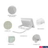 Kép 8/9 - Kültéri Reflektor, fehér, 6000K melegfehér, beépített LED, 2050 lm, CRI >70, 100°, SPECTRUM LED SLI029053CW_PW