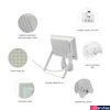 Kép 6/7 - Kültéri Reflektor, mozgásérzékelős, fehér, 3000K melegfehér, beépített LED, 4300 lm, CRI >70, 100°, SPECTRUM LED SLI029055WW_CZUJNIK_PW