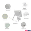 Kép 6/7 - Kültéri Reflektor, mozgásérzékelős, fehér, 4000K melegfehér, beépített LED, 4500 lm, CRI >70, 100°, SPECTRUM LED SLI029055NW_CZUJNIK_PW