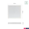 Kép 6/6 - LED panel, fehér, 4000K melegfehér, beépített LED, 1800 lm, CRI 80, 120°, SPECTRUM LED SLI037031NW_PW
