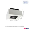 Kép 8/8 - Mennyezeti lámpa, fehér, GU10, SPECTRUM LED SLIP005045