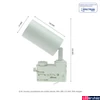 Kép 8/8 - Sínre szerelhető lámpa, fehér, GU10, SPECTRUM LED SLIP003029