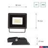Kép 7/7 - Kültéri Reflektor, fekete, 3000K melegfehér, beépített LED, 950 lm, CRI >70, 100°, SPECTRUM LED SLI029048WW_PW
