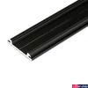 Kép 1/7 - Topmet Arc12 alumínium hajlítható LED profil, fekete (előlap: C,D) - B2010002 - szálban