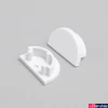 Kép 1/3 - Topmet Arc12 LED profil végzáró D előlaphoz, fehér - B2980001 - párban
