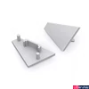 Kép 1/3 - Topmet Corner14 LED profil végzáró ezüst - A4980040 - párban