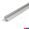 Kép 1/11 - Topmet Floor12 alumínium LED padló profil, ezüst eloxált (előlap: K) - B1020020 - szálban