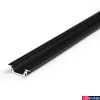 Kép 1/13 - Topmet Groove10 süllyesztett alumínium LED profil, fekete eloxált (előlap: B,C) - 76210021 - szálban