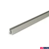 Kép 1/7 - Topmet Hi8 süllyesztett alumínium LED profil, ezüst eloxált (előlap: C1) - H8020020 - szálban