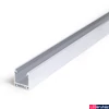 Kép 1/8 - Topmet Linea20 LED profil általános világításhoz, natúr alu (előlap: E,F) - C1020000 - szálban