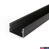 Kép 1/3 - Topmet Lowi alumínium LED profil általános világításhoz, fekete (előlap: C10) - 93030002 - szálban