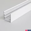Kép 1/3 - Topmet Phil53 alumínium LED profil, falon kívüli/függeszthető, fehér (előlap: C10) - 63530001 - szálban