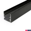 Kép 1/3 - Topmet Phil53 alumínium LED profil, falon kívüli/függeszthető, fekete - 63530002 - szálban