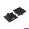 Kép 1/2 - Topmet Phil53 LED profil végzáró, fekete - 63640002 - párban