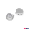 Kép 1/3 - Topmet Quarter10 LED profil végzáró D előlaphoz, ezüst - D3990040 - párban
