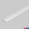 Kép 1/7 - Topmet Slim8 lapos alumínium LED U-profil, fehér festett (előlap: A) - 89030001 - szálban