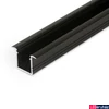Kép 1/8 - Topmet Smart-In10 alumínium LED süllyeszthető profil, fekete (előlap: A, C2) - E3020021 - szálban