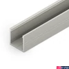 Kép 1/7 - Topmet Smart16 alumínium LED U-profil, ezüst eloxált (előlap: B, C3) - F1020020 - szálban