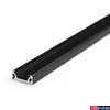 Kép 1/7 - Topmet Surface10 alumínium LED U-profil, fekete eloxált (előlap: B, C) - 77270021 - szálban