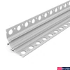 Kép 1/3 - Topmet Uni-Tile12 Plus alumínium belső sarok LED csempeprofil, 90°, ezüst eloxált (előlap: C) - G4000620 - szálban