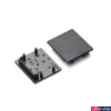 Kép 1/2 - Topmet VARIO30-02 LED profil végzáró, fekete, V4880002