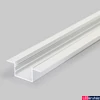 Kép 1/3 - Topmet VARIO30-05 trimless, perem nélküli süllyesztett LED profil, fehér, 2m, (előlap: A9, C9, D9, E9), V3180001