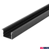 Kép 1/3 - Topmet VARIO30-07 süllyesztett LED profil, fekete, 2m, (előlap: A9, C9, D9, E9), (rögzítő: U9), V3260021