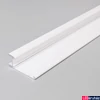 Kép 1/10 - Topmet Walle12 falra és mennyezetre rögzíthető alumínium LED profil, fehér (előlap: B, C, D) - B8060001 - szálban