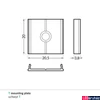 Kép 2/2 - Topmet T profilrögzítő 1 cm - C6960000 - párban
