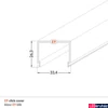 Kép 2/2 - Topmet VARIO30 E9 click előlap, opál, 2m, V3540038