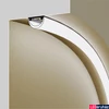 Kép 4/7 - Topmet Arc12 alumínium hajlítható LED profil, fekete (előlap: C,D) - B2010002 - szálban