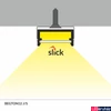 Kép 3/6 - Topmet Begton12 alumínium LED U-profil, fekete (előlap: C, J) - C7020021 - szálban