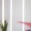 Kép 5/9 - Topmet Flat8 alumínium süllyesztett fali LED profil, fekete (előlap: H) - 23050021 - szálban