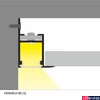Kép 3/10 - Topmet Frame14 álmennyezet záró alumínium LED profil, natúr alu (előlap: B,C) - C3020000 - szálban