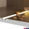 Kép 6/8 - Topmet Groove14 süllyesztett alumínium LED profil, fekete (előlap: E, F) - A3020021 - szálban