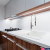 Kép 8/8 - Topmet Groove14 süllyesztett alumínium LED profil, fekete (előlap: E, F) - A3020021 - szálban