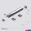 Kép 8/9 - Topmet Smart10 alumínium LED U-profil, ezüst eloxált (előlap: A) - C2020020 - szálban