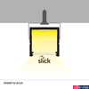 Kép 3/7 - Topmet Smart16 alumínium LED U-profil, ezüst eloxált (előlap: B, C3) - F1020020 - szálban