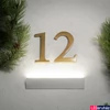 Kép 6/10 - Topmet Walle12 falra és mennyezetre rögzíthető alumínium LED profil, fehér (előlap: B, C, D) - B8060001 - szálban