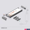Kép 6/7 - Topmet Wide24 széles alumínium LED profil, fekete (előlap: G) - 84030021 - szálban